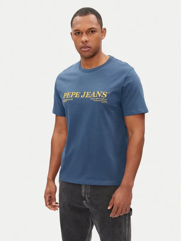 Pepe Jeans Pepe Jeans T-shirt Dylan PM509728 Plava Regular Fit