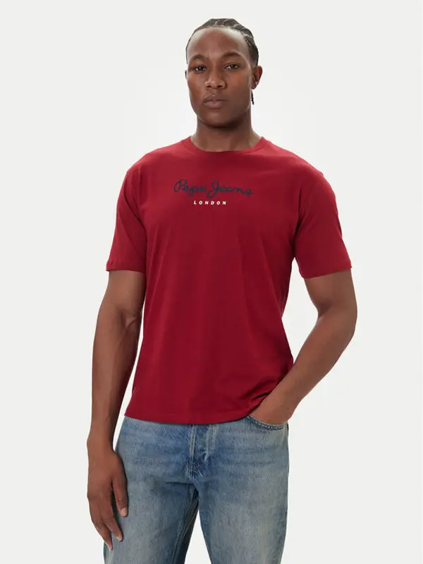 Pepe Jeans Pepe Jeans T-shirt Eggo N PM509979 Crvena Regular Fit