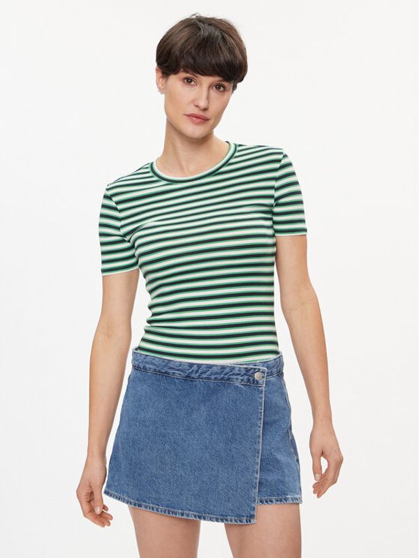 Pepe Jeans Pepe Jeans T-shirt Jada PL505847 Zelena Regular Fit