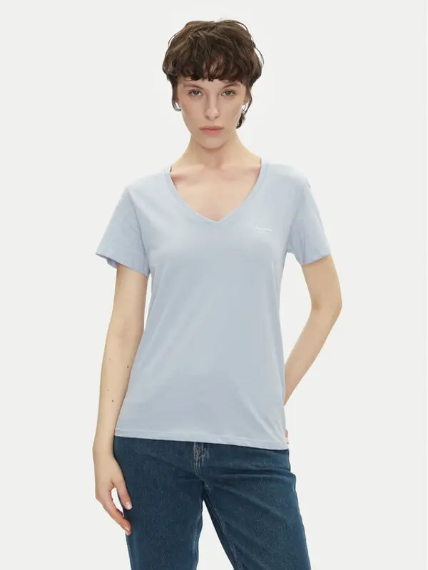 Pepe Jeans Pepe Jeans T-shirt Macy PL506051 Plava Regular Fit