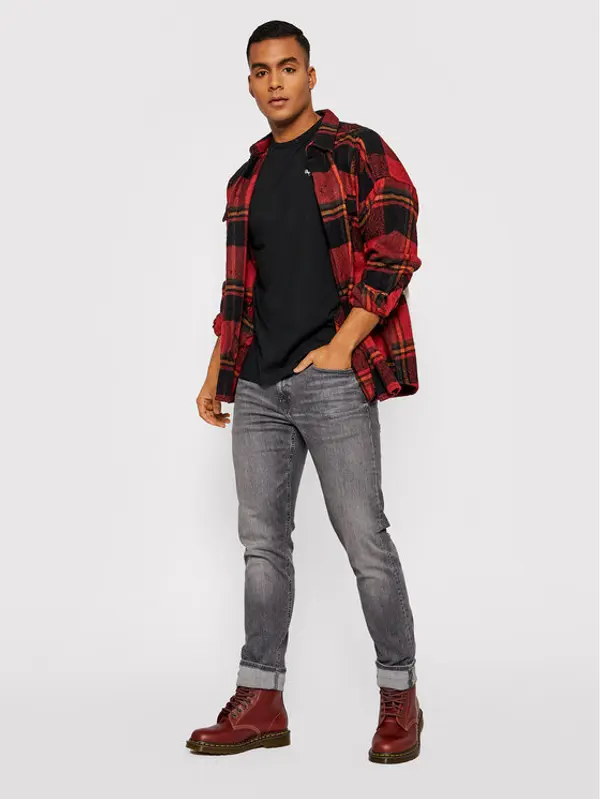 Pepe Jeans Pepe Jeans T-shirt Original Basic 3 N PM508212 Crna Slim Fit