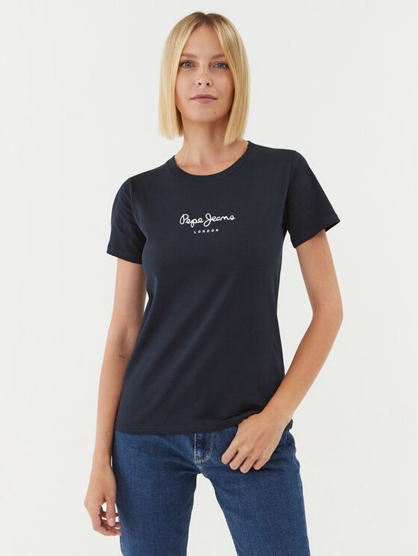 Pepe Jeans Pepe Jeans T-shirt Wendys PL505710 Tamnoplava Regular Fit