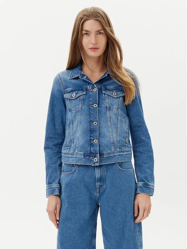 Pepe Jeans Pepe Jeans Traper jakna PL402430 Plava Slim Fit