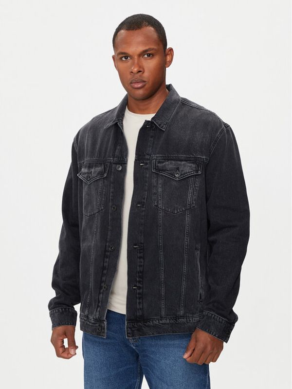 Pepe Jeans Pepe Jeans Traper jakna PM402972 Crna Relaxed Fit
