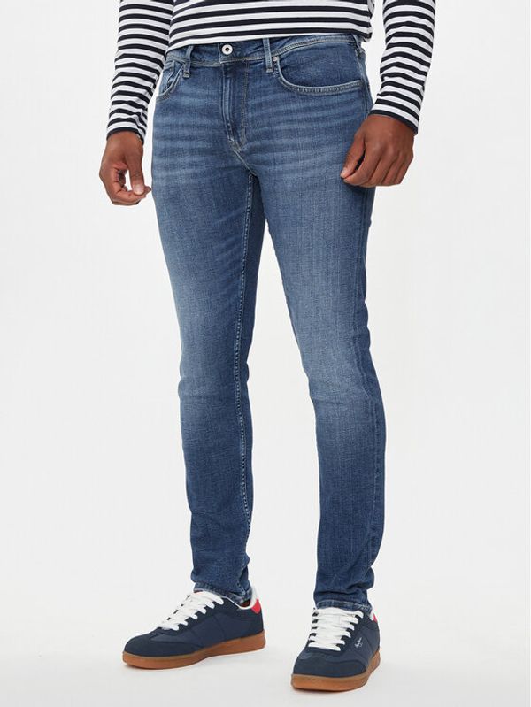 Pepe Jeans Pepe Jeans Traperice Finsbury PM206321 Plava Skinny Fit