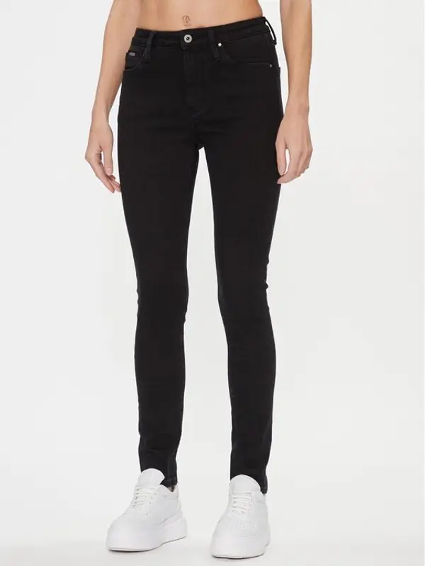 Pepe Jeans Pepe Jeans Traperice PL204584XG6 Crna Skinny Fit