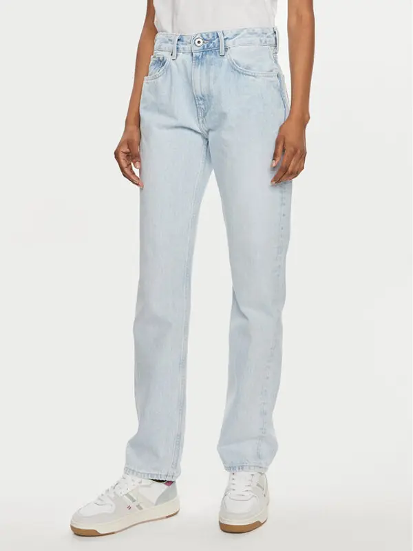 Pepe Jeans Pepe Jeans Traperice PL204592 Plava Straight Fit