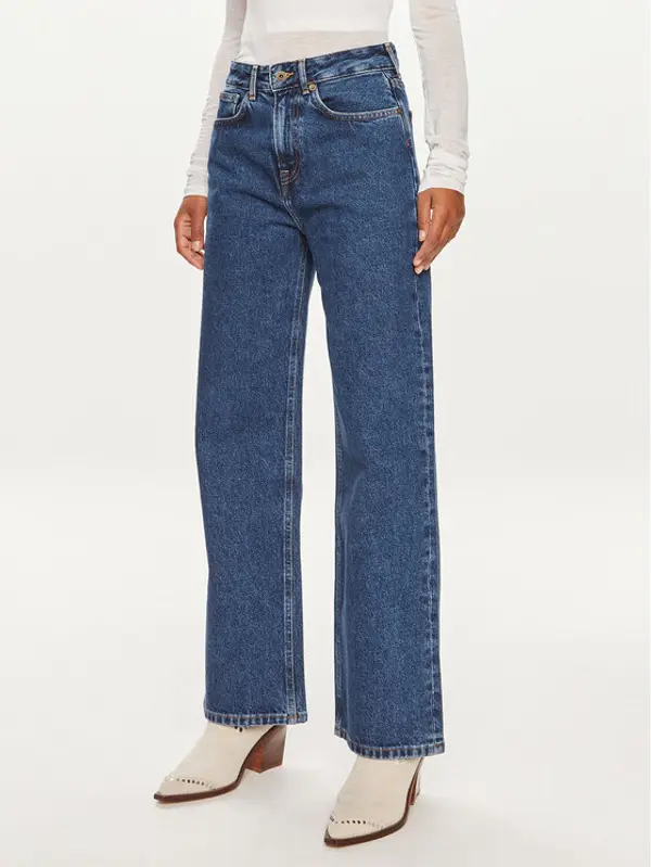 Pepe Jeans Pepe Jeans Traperice PL204731 Plava Straight Fit