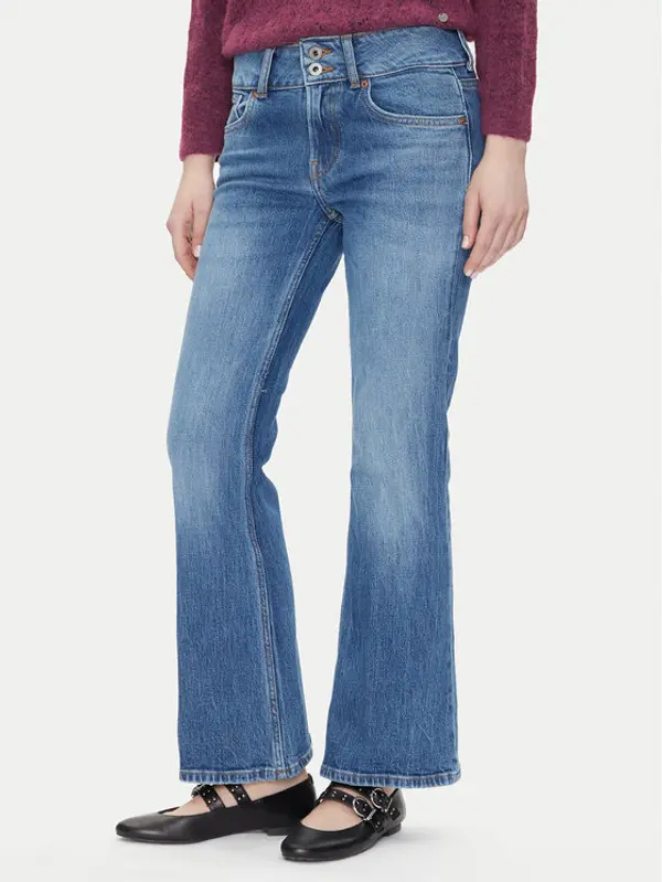 Pepe Jeans Pepe Jeans Traperice PL204877 Plava Flare Fit