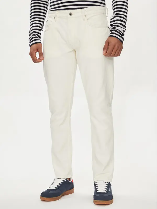 Pepe Jeans Pepe Jeans Traperice PM207392 Écru Tapered Fit