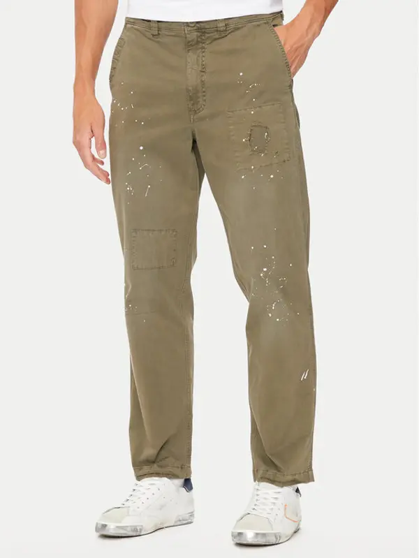 Pepe Jeans Pepe Jeans Traperice PM211787 Zelena Relaxed Fit