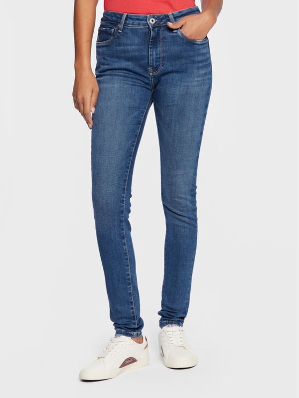 Pepe Jeans Pepe Jeans Traperice Regent PL204171 Plava Skinny Fit