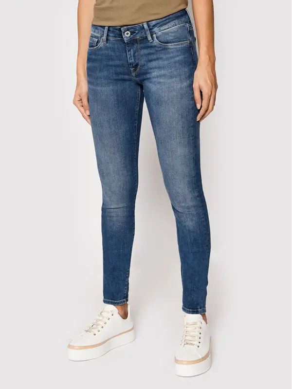 Pepe Jeans Pepe Jeans Traperice Soho PL204174 Plava Skinny Fit