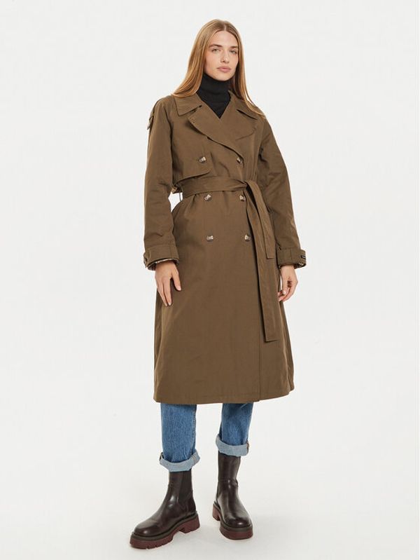 Pepe Jeans Pepe Jeans Trench Bianca PL402446 Zelena Regular Fit