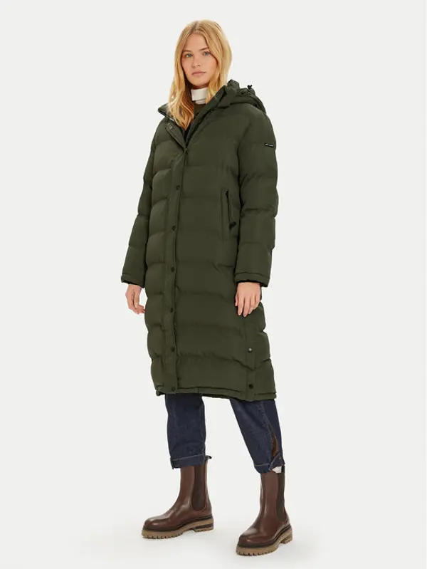 Pepe Jeans Pepe Jeans Zimska jakna Bibi PL402437 Zelena Loose Fit