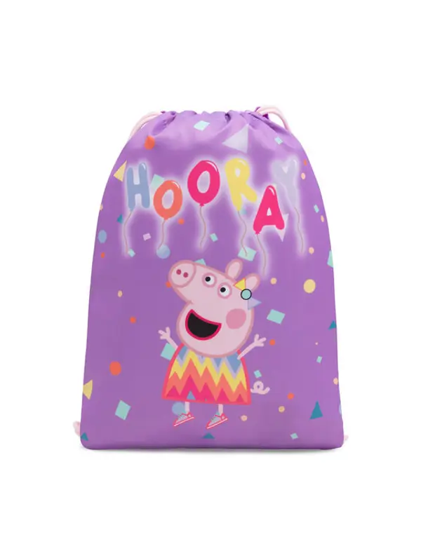 Peppa Pig Peppa Pig Ruksak vreća ACCCS_SS24-509PP Ružičasta