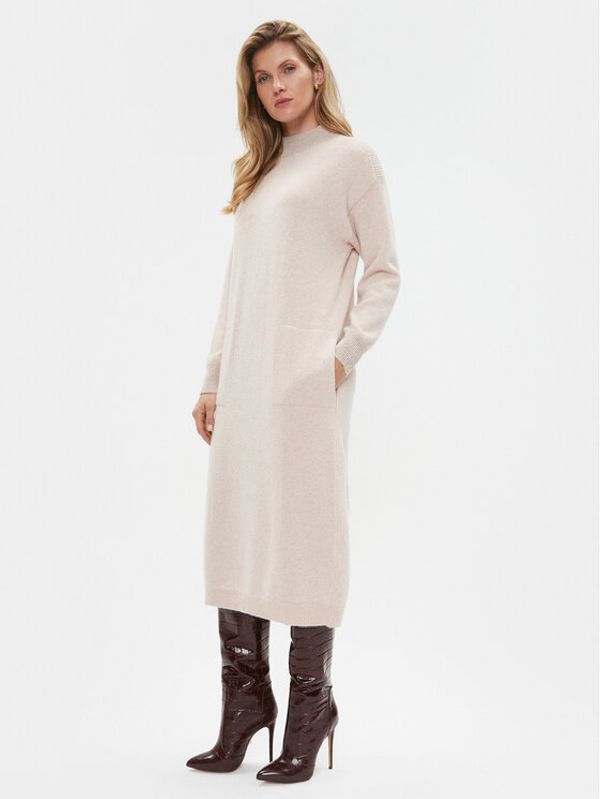 Peserico Peserico Džemper haljina S92217F07 Bež Regular Fit