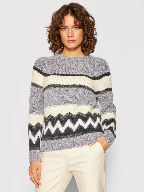 Peserico Peserico Džemper S99196F03 9018R Siva Regular Fit