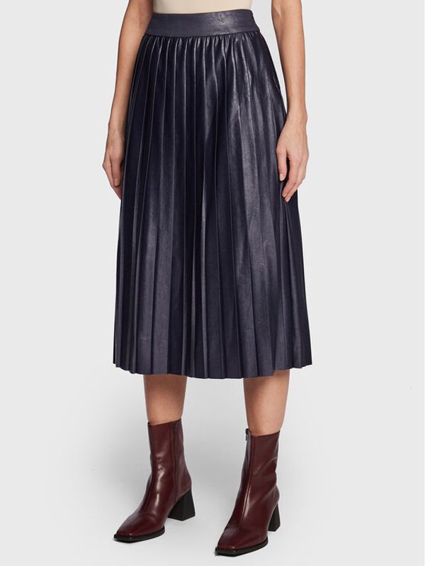 Peserico Easy Peserico Easy Plesirana suknja M05489P1 Tamnoplava Regular Fit