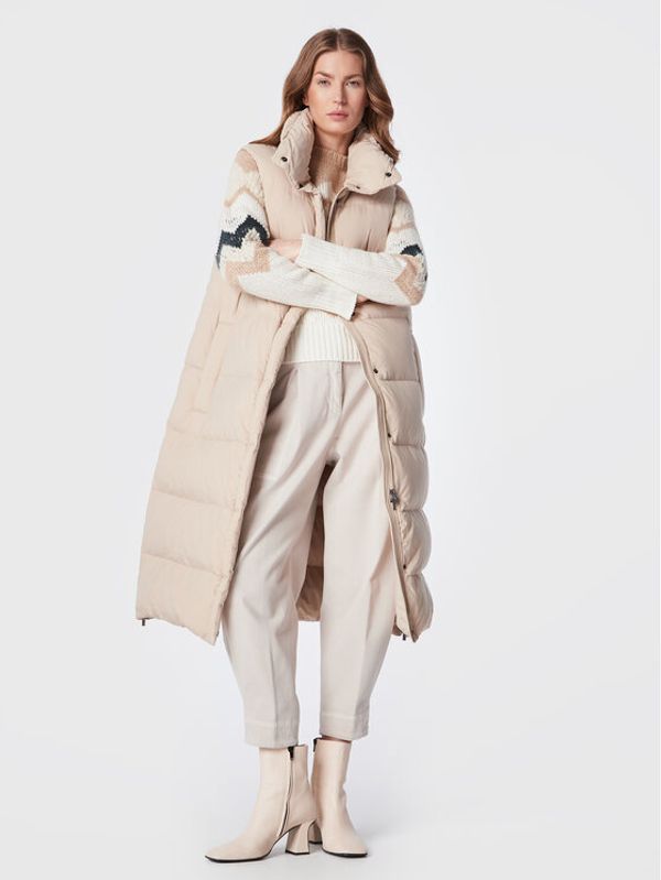 Peserico Easy Peserico Easy Prsluk M03313 03604 Bež Regular Fit