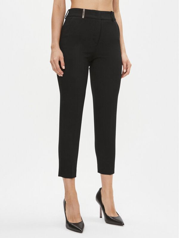 Peserico Peserico Hlače P04763 Crna Regular Fit