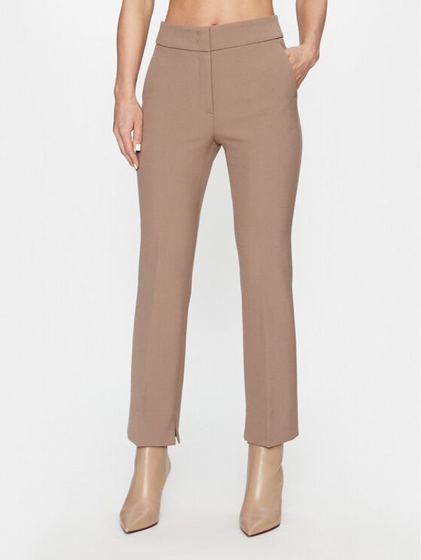 Peserico Peserico Hlače P04765 Smeđa Regular Fit