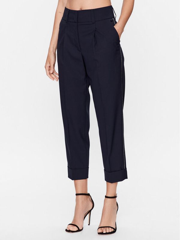 Peserico Peserico Hlače P04816V Tamnoplava Regular Fit