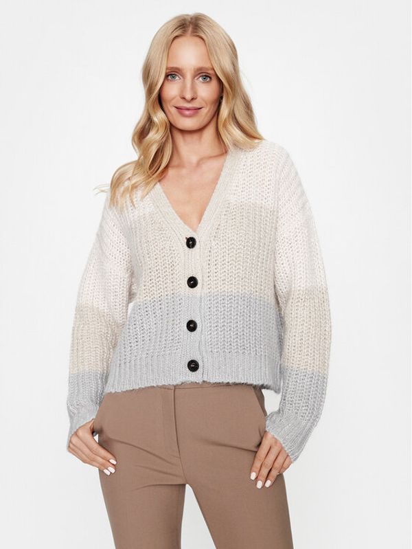 Peserico Peserico Kardigan S99042F03 Bež Regular Fit