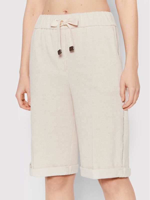 Peserico Peserico Kratke hlače P04032J0 Bež Regular Fit