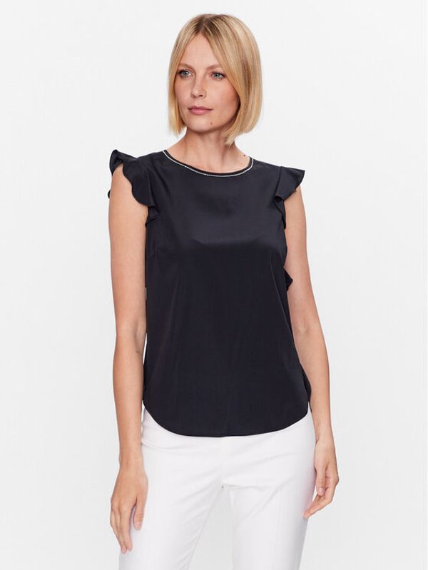 Peserico Peserico Majica S06892 Tamnoplava Regular Fit