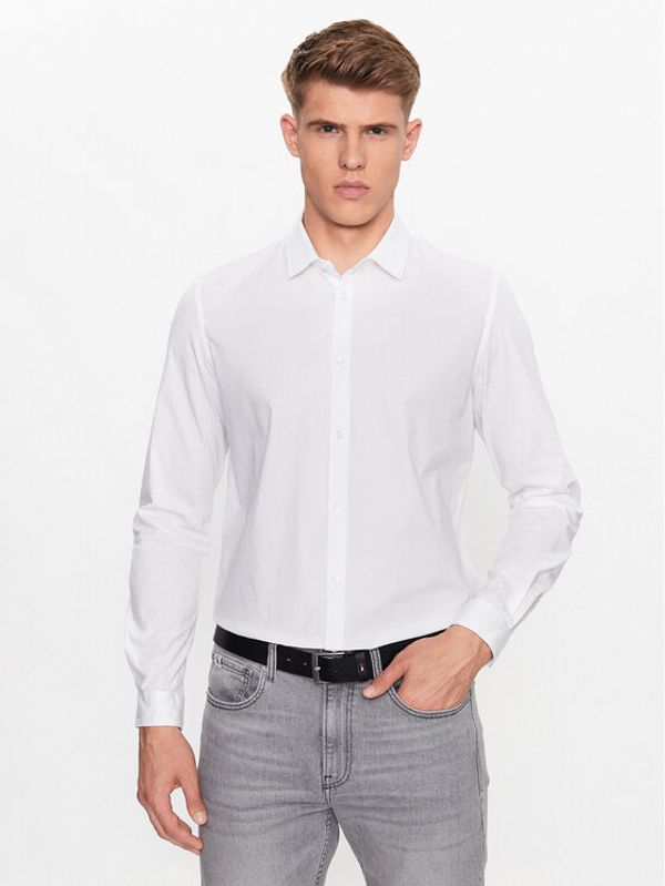 Petrol Industries Petrol Industries Košulja M-NOOS-SIL002 Bijela Slim Fit