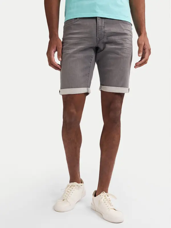 Petrol Industries Petrol Industries Kratke traperice M-ROS-SHO001 Siva Slim Fit