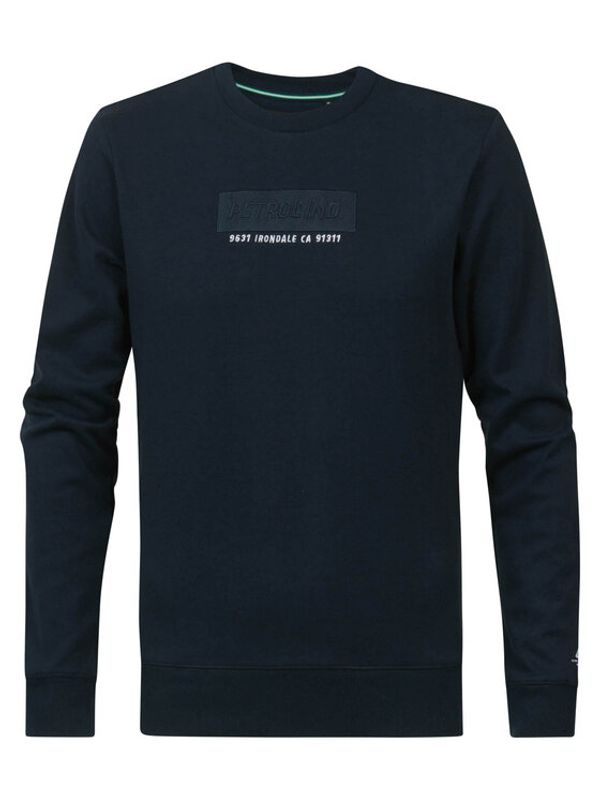 Petrol Industries Petrol Industries Majica dugih rukava M-1030-SWR331 Plava Regular Fit