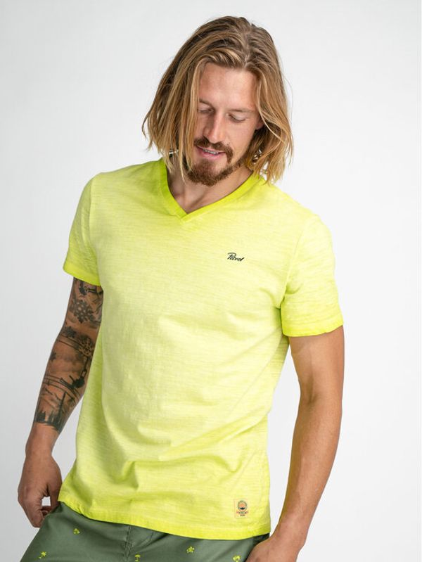 Petrol Industries Petrol Industries T-shirt M-1030-TSV662 Žuta Regular Fit