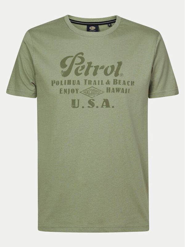 Petrol Industries Petrol Industries T-shirt M-1040-TSR600 Zelena Regular Fit
