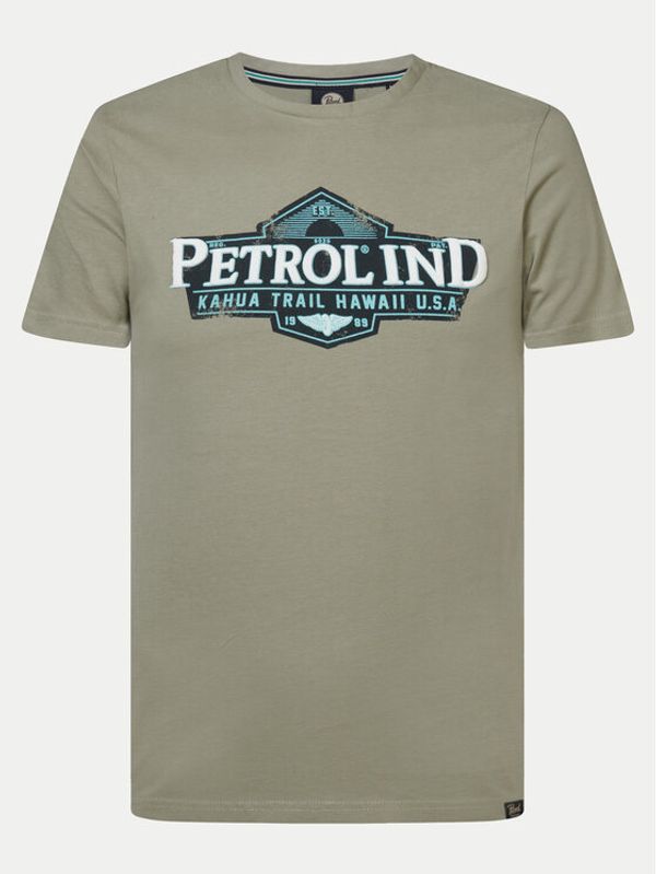 Petrol Industries Petrol Industries T-shirt M-1040-TSR602 Zelena Regular Fit