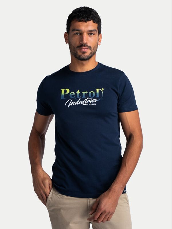 Petrol Industries Petrol Industries T-shirt M-1040-TSR634 Tamnoplava Regular Fit