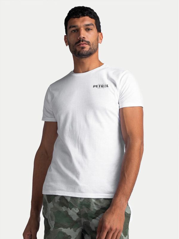Petrol Industries Petrol Industries T-shirt M-1040-TSR635 Bijela Regular Fit