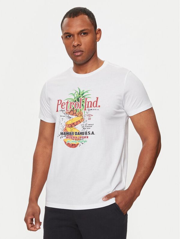 Petrol Industries Petrol Industries T-shirt M-1040-TSR660 Bijela Regular Fit