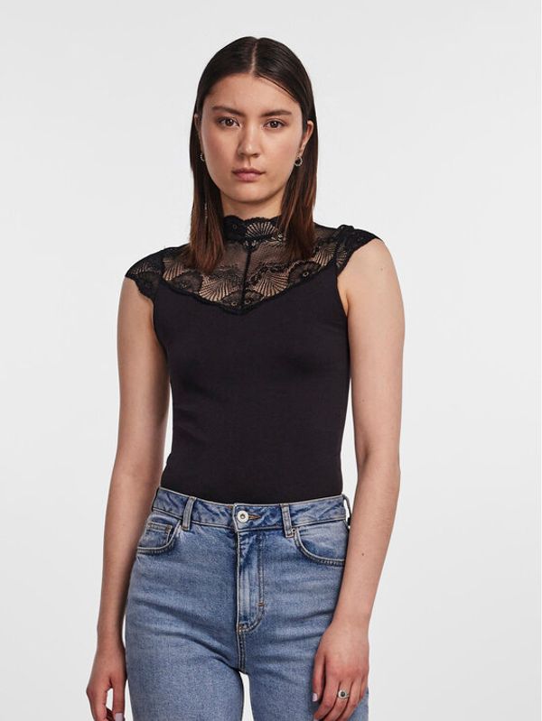 Pieces Pieces Bodi 17096887 Crna Slim Fit