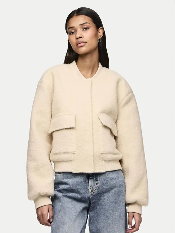 Pieces Pieces Bomber Fully 17152505 Bijela Regular Fit
