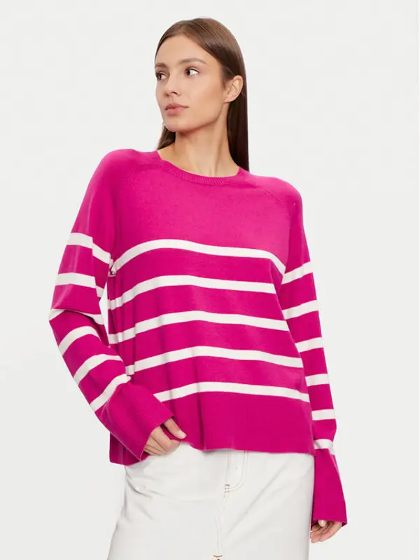 Pieces Pieces Džemper Sia 17146322 Ružičasta Regular Fit
