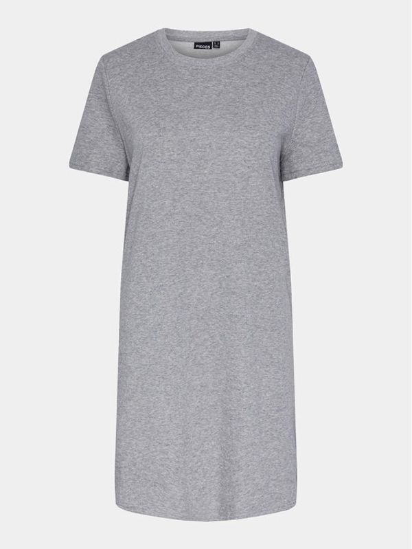 Pieces Pieces Haljina za svaki dan Chilli Summer 17148120 Siva Regular Fit