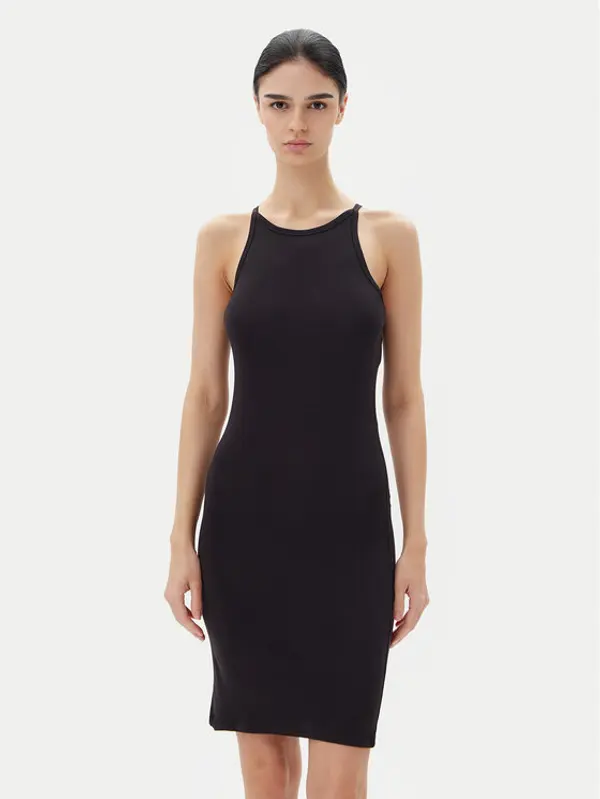 Pieces Pieces Haljina za svaki dan Jane 17155478 Crna Slim Fit