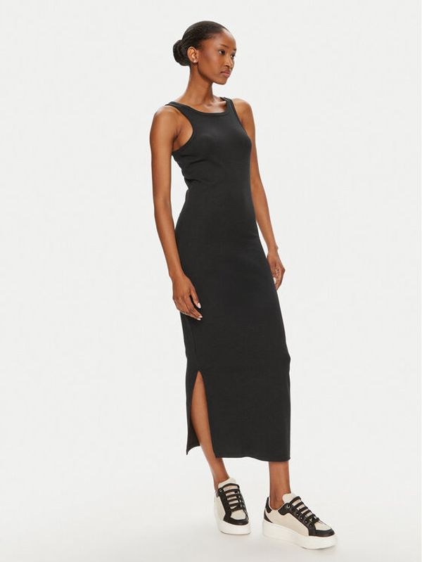 Pieces Pieces Haljina za svaki dan Ruka 17136447 Crna Slim Fit