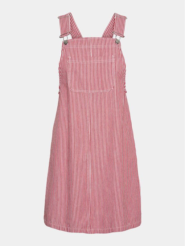 Pieces Pieces Jeans haljina Allo 17148898 Crvena Regular Fit