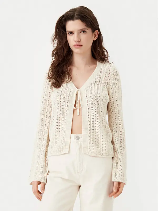 Pieces Pieces Kardigan Nuka 17155170 Bež Regular Fit