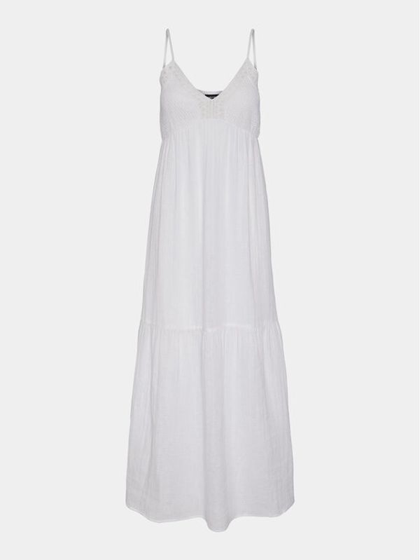 Pieces Pieces Ljetna haljina Astina 17148071 Bijela Regular Fit