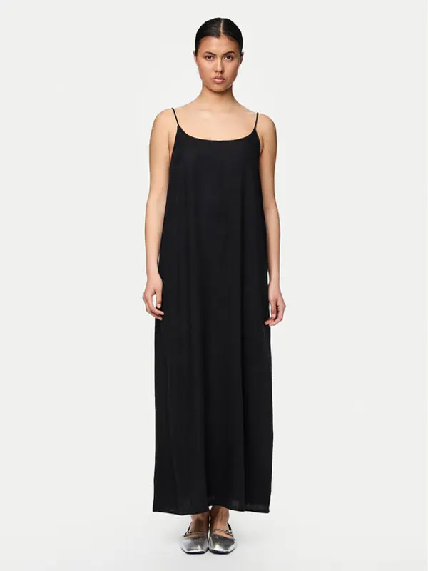 Pieces Pieces Ljetna haljina Pia 17151884 Crna Loose Fit