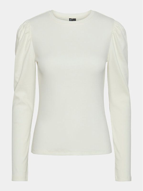 Pieces Pieces Majica Janna 17148584 Bijela Regular Fit